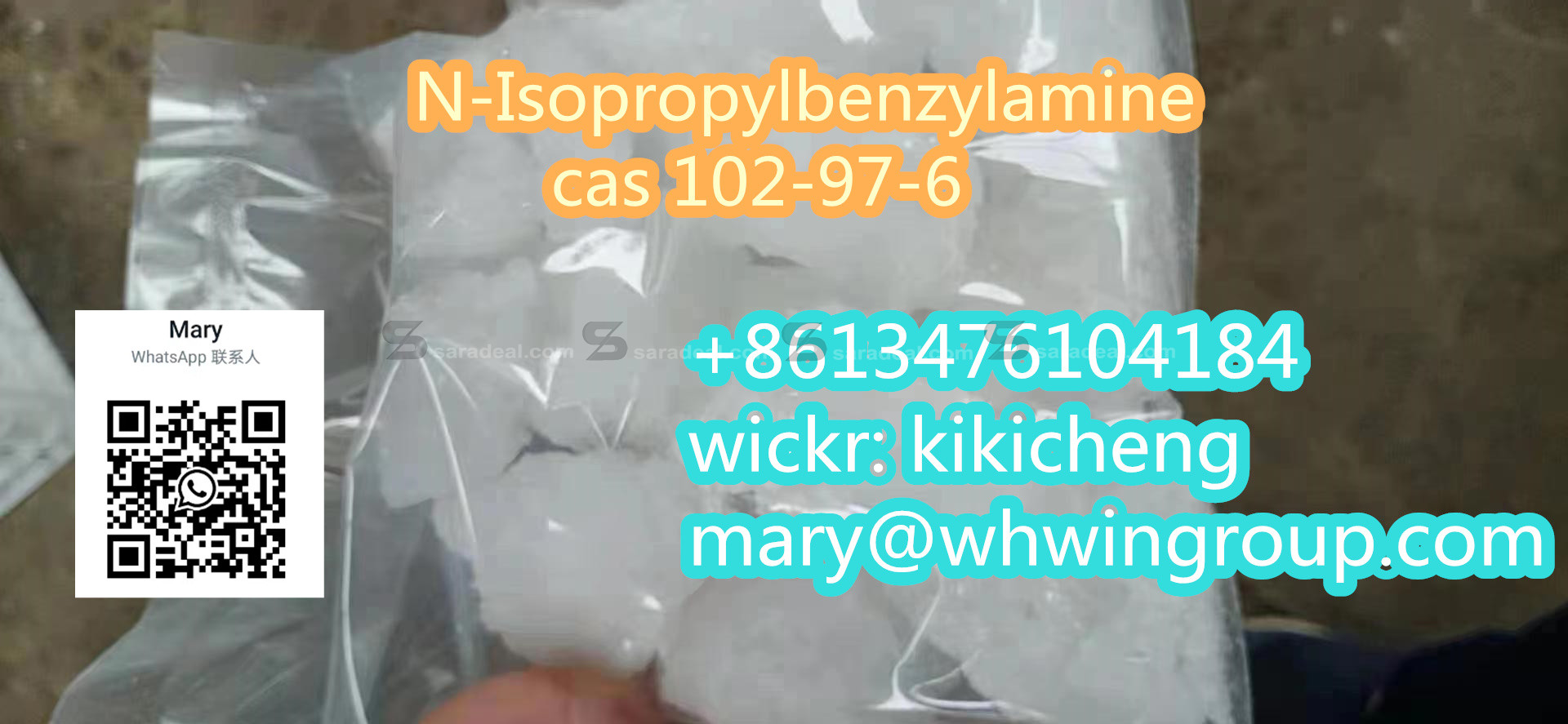 N-Isopropylbenzylamine 102-97-6 +86-13476104184
